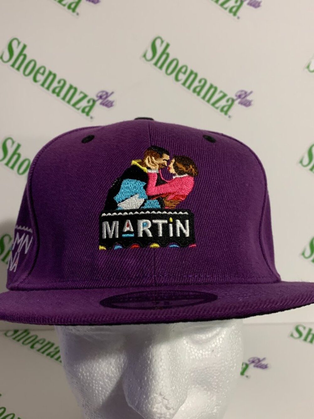 Headgear Classics Hat HGC Fitted Martin Lawrence Damn Gina Purple Cap 7 5/8